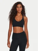 Koszulki i topy damskie - Roxy Biustonosz sportowy Heart Into It ERJKT04359 Czarny - miniaturka - grafika 1