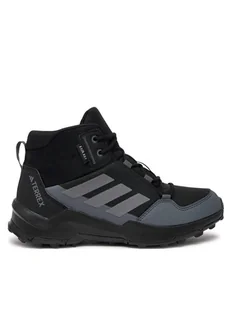 adidas Trekkingi Terrex Ax4r Mid Rain.Rdy IF6517 Czarny - Buty trekkingowe dziecięce - miniaturka - grafika 1