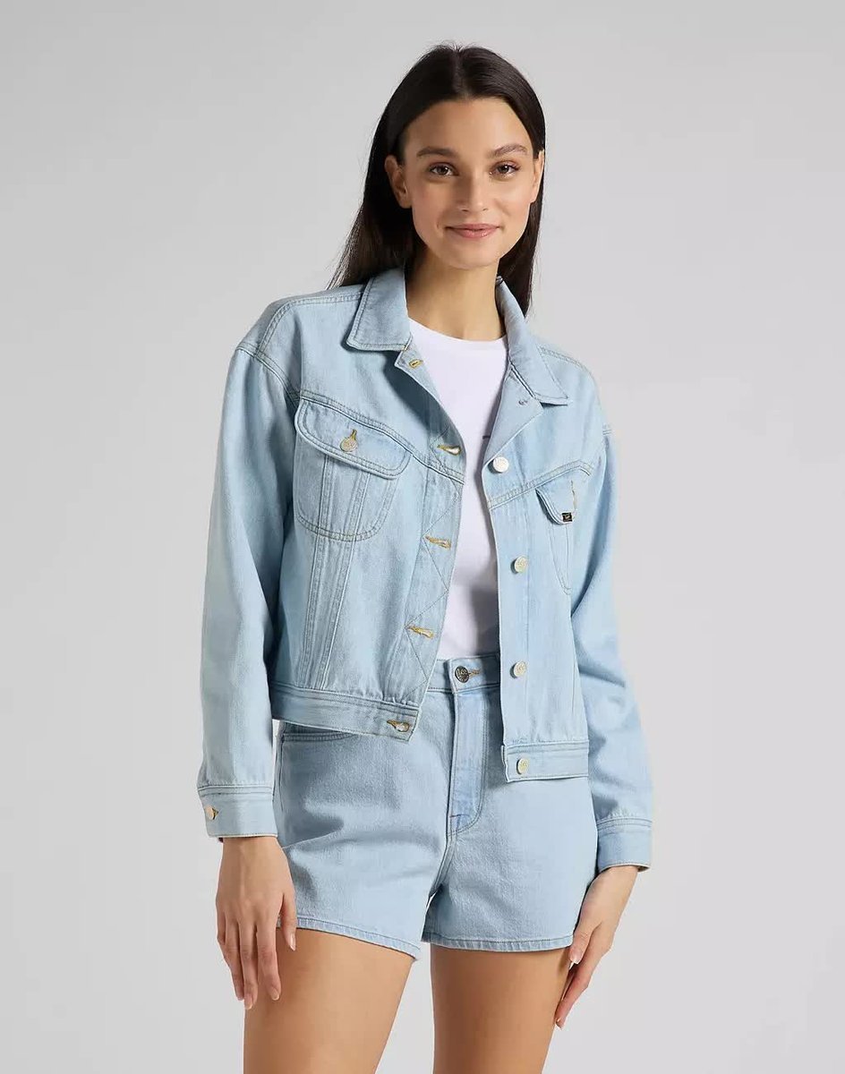 Damska kurtka jeansowa Lee RELAXED RIDER JKT M