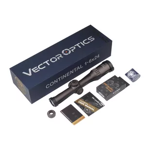 Vector Optics - Luneta celownicza Continental X6 1-6x24 SFP Tactical - 30 mm - FDE - SCOC-34 - Amunicja i osprzęt ASG - miniaturka - grafika 5