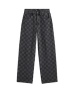 Spodnie damskie - Spodnie Damskie VANS Sirelle Novelty Puddle Black VN000Q60EMV1 32 - miniaturka - grafika 1