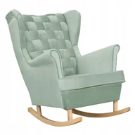 Fotele - Fotel uszak bujany skandynawski Carol Family Meble - miniaturka - grafika 1