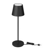 Lampy stojące - Lampka Restauracyjna Zewnętrzna V-Tac 3W Led Z Akumulatorem Ip54 Czarna Vt-7522 Ciepła 200Lm - miniaturka - grafika 1