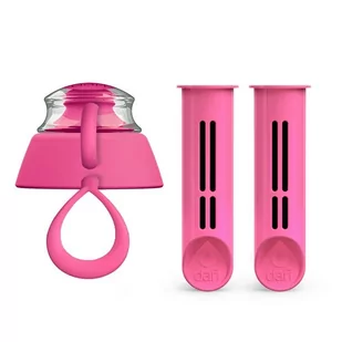 Dafi 2PAK filtrów do butelki z zakrętką w kolorze flamingowym 2p-flaming - Wkłady filtrujące - miniaturka - grafika 1