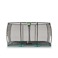 Trampoliny - Exit Trampolina naziemna Allure Premium 214x366cm zielona - miniaturka - grafika 1