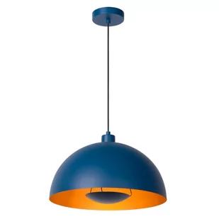 Lucide Loftowa LAMPA wisząca SIEMON 45496/01/35 metalowa OPRAWA kopuła zwis niebieska - Lampy sufitowe - miniaturka - grafika 1