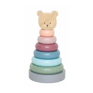 Zabawki interaktywne dla dzieci - JaBaDaBaDo JaBaDaBaDo - Drewniana Wieża, Piramida Miś, Jabadabado - miniaturka - grafika 1