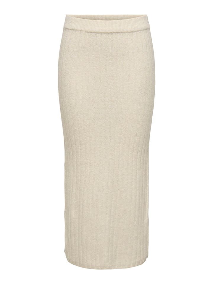 ONLY Spódnica w kolorze kremowym