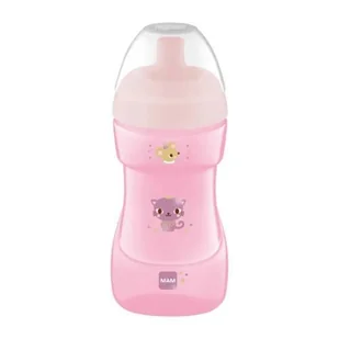 MAM 12m+ Kubek niekapek Sport Cup 330ml RÓŻOWY - Kubki dla dzieci - miniaturka - grafika 1