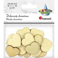 Decoupage - Titanum Drewniane serca 15 szt. - miniaturka - grafika 1
