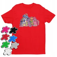 Koszulki męskie - Koszulka T-Shirt Dziecięca Z Nadrukiem My Little Pony Różne -M 134-140 - miniaturka - grafika 1