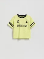 Bluzki dla niemowląt - Reserved - T-shirt z nadrukiem - jasnozielony - miniaturka - grafika 1