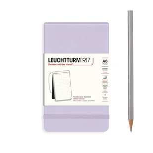 Notatnik Reporterski Leuchtturm1917 Pocket A6 Kropki Lilac - Notesy i bloczki - miniaturka - grafika 1