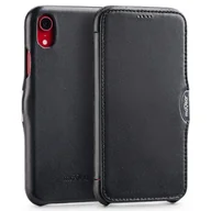 Etui i futerały do telefonów - moVear moVear stylowe etui do Apple iPhone Xr | Skóra Gładka AIPXRS0CIBKSBK - miniaturka - grafika 1