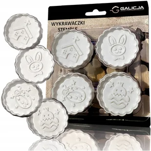 Foremki Wykrawacze Wielkanocne Galicja 4szt - Formy do ciast - miniaturka - grafika 1