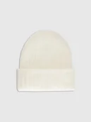 Czapki damskie - 4F Czapka zimowa damska - beżowa S - miniaturka - grafika 1