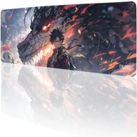 Podkładki pod mysz - PODKŁADKA POD MYSZKĘ XXL Smoczy Strażnik 80x30 TILT Dla gracza Gamingowa - miniaturka - grafika 1