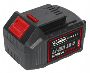 AKUMULATOR LI-ION 18V; 4,0AH, MODECO SYSTEM 18V - Ładowarki i akumulatory - miniaturka - grafika 1