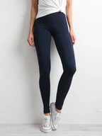 Legginsy - Granatowe legginsy Basic-XS - miniaturka - grafika 1