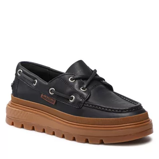 Półbuty damskie - Timberland Półbuty Ray City Ek+ TB0A2QU90151 Blk Regeneratve Lthr - grafika 1