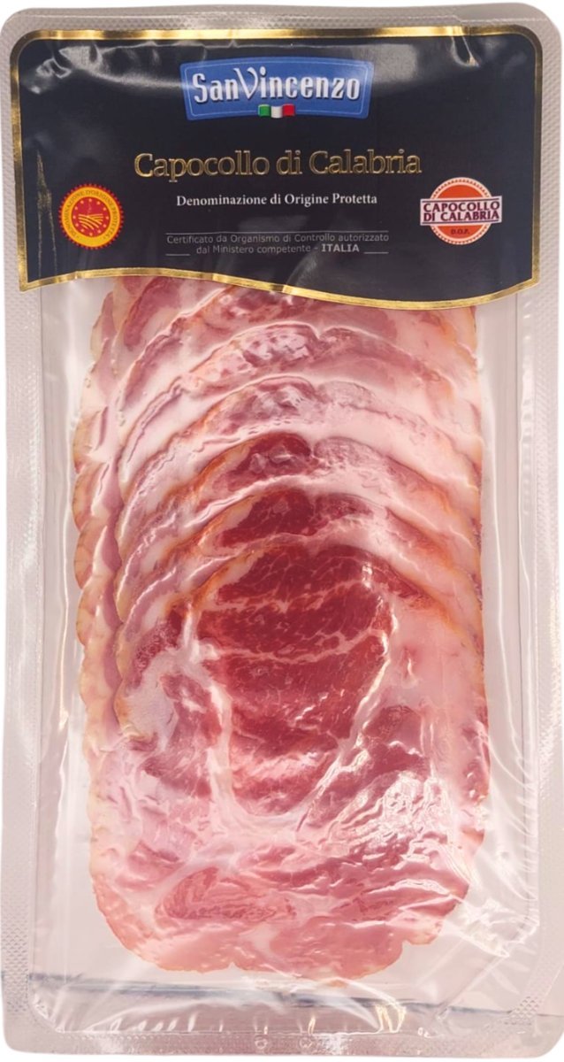 Capocollo di Calabria DOP w plastrach 80g - San Vincenzo