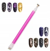 Ozdoby do paznokci - Kwiatek - Magnes do tworzenia efektu kociego oka "CAT EYE" - miniaturka - grafika 1