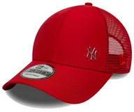 Czapki damskie - Czapka z daszkiem NEW ERA NYY Flawless 9FORTY Adjustable Cap czerwona - miniaturka - grafika 1