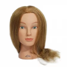 Główka damska ciemny blond 40-45cm - LILA - Pozostałe akcesoria fryzjerskie - miniaturka - grafika 2