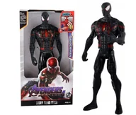 Figurki dla dzieci - Figurka Spiderman Dźwięk Światło Interaktywna Czarny 30Cm - miniaturka - grafika 1