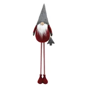 Ozdoby bożonarodzeniowe - Skrzat Mikołaj Krasnal Świąteczny Teleskopowy 130 cm Czerwony - miniaturka - grafika 1