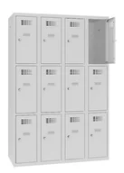 Szafki BHP - Pojemna szafka szkolna 12 skrytek dla uczniów SMS 343 - miniaturka - grafika 1