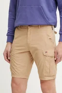 Spodenki męskie - Napapijri szorty bawełniane Noto 2.0 męskie kolor beżowy NP0A4HOQN1Q1 - miniaturka - grafika 1