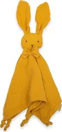 Maskotki i pluszaki - NEW BABY PRZYTULANKA MUŚLINOWA KRÓLICZEK MUSZTARDOWY 8596164137222 - miniaturka - grafika 1