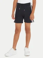 Spodenki damskie - Tommy Hilfiger Szorty sportowe KB0KB08842 Granatowy Regular Fit - miniaturka - grafika 1