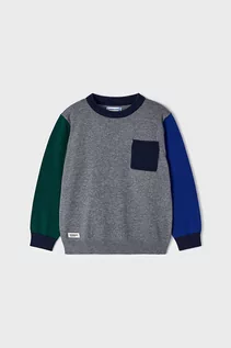 Swetry dla chłopców - Kolorowy sweter chłopięcy z dzianiny - grafika 1