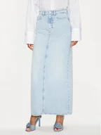 Spódnice - Guess Spódnica jeansowa Wenona W4GD53 D5B66 Błękitny Regular Fit - miniaturka - grafika 1