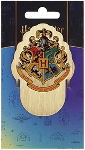 Harry Potter Zakładka metalowa Herb Hogwartu - gadżet - Zakładki do książek - miniaturka - grafika 1
