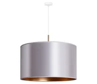 Lampy sufitowe - Duolla - Żyrandol na lince CANNES 1xE27/15W/230V śr. 50 cm srebrny/miedź - miniaturka - grafika 1