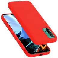 Etui i futerały do telefonów - Pokrowiec Do Xiaomi RedMi 9T / POCO M3 Etui w LIQUID CZERWONY TPU Silikon Case Cover Obudowa Ochronny Cadorabo - miniaturka - grafika 1