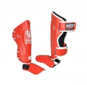 Ochraniacze do sportów walki - Masters Fight Equipment, Nagolenniki, NS - 30 Wako approved, niebieski, rozmiar L - miniaturka - grafika 1