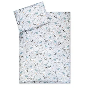 Julius Zöllner Jersey - pościel dziecięca 100 x 135 + 40 x 60 cm, 2-częściowy zestaw poszewek na kołdrę i poszewki na poduszkę, 100% bawełna jersey, z zamkiem błyskawicznym, Standard 100 by OEKO-TEX, - Pościel dla dzieci - miniaturka - grafika 1
