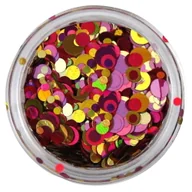 Ozdoby do paznokci - Claresa Claresa Confetti 4 Red 1g ozdoba do paznokci - miniaturka - grafika 1