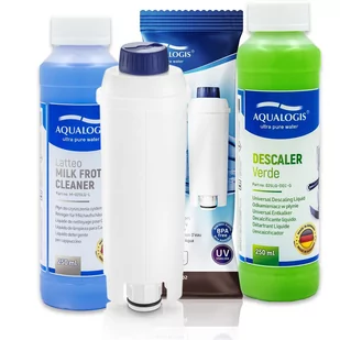 Zestaw Delonghi Aqualogis AL-S002, Verde 250ml, Latteo 250ml - Akcesoria i części do ekspresów do kawy - miniaturka - grafika 1