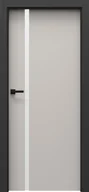 Drzwi wewnętrzne - Porta Drzwi Wewnętrzne Z Szybą Loft 4A Okleina Kaszmir Matt - miniaturka - grafika 1