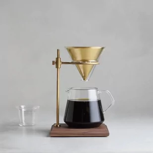 Kinto Zaparzacz do kawy Slow Coffee Style z karafką i podstawką 27591 - Zaparzacze i kawiarki - miniaturka - grafika 2