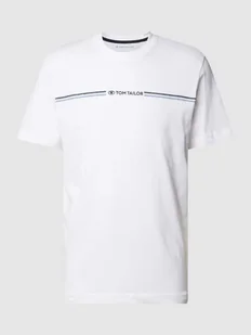 T-shirt z nadrukiem z logo - Koszulki męskie - miniaturka - grafika 1