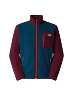 Bluzy męskie - THE NORTH FACE NF0A883R80O1 męska bluza Yumiori zapinana na zamek błyskawiczny męska Midnight Petrol/Alpine rozmiar XXL - miniaturka - grafika 1
