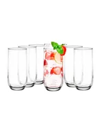 Szklanki - Wysoka Szklanka 400ml Glasmark na wodę napoje sok kompot 1szt. - miniaturka - grafika 1