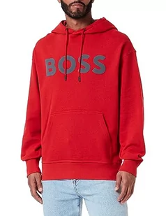 BOSS WebasicHood męska bluza z kapturem, Bright Red624, XXL - Bluzy męskie - miniaturka - grafika 1