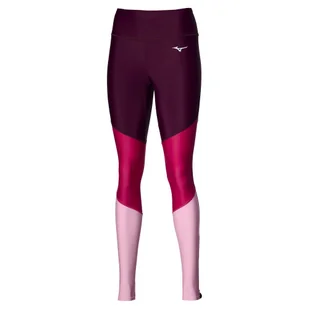 Spodnie damskie Mizuno  Core Long Tight /Persian Red S - Spodnie sportowe damskie - miniaturka - grafika 1